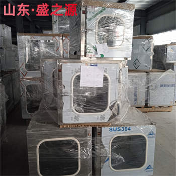 寧夏含殺菌燈304不銹鋼雙開門機械互鎖傳遞窗